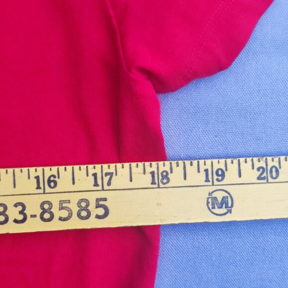 Ferrari World Abu Dhabi T-shirt women's size XL / US L red with gold rhinestones - Picture 9 of 10